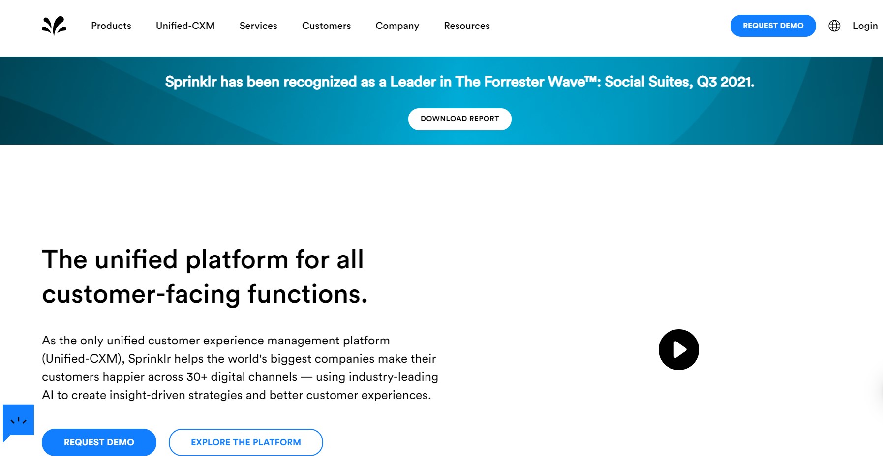 Social media tracking software- Sprinklr